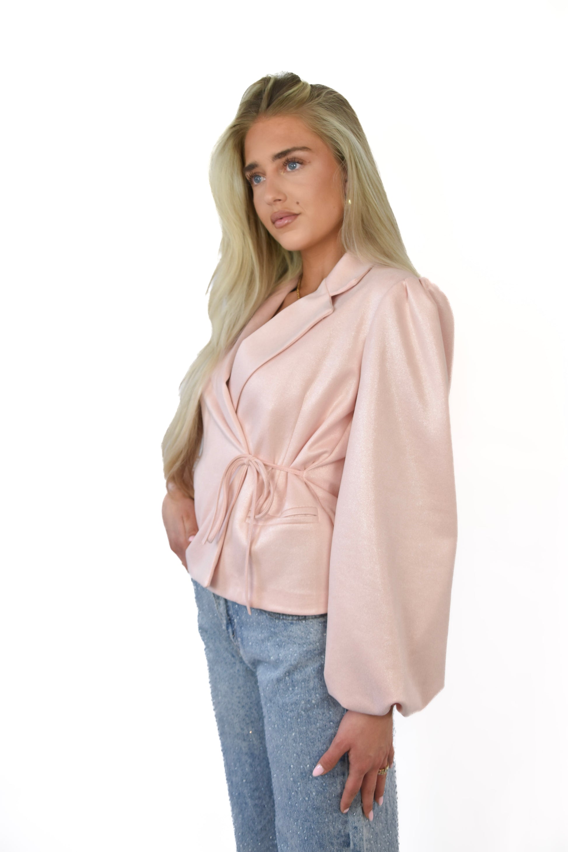Wrap Blazer Pink Glam -  van Pretty in Pink. 