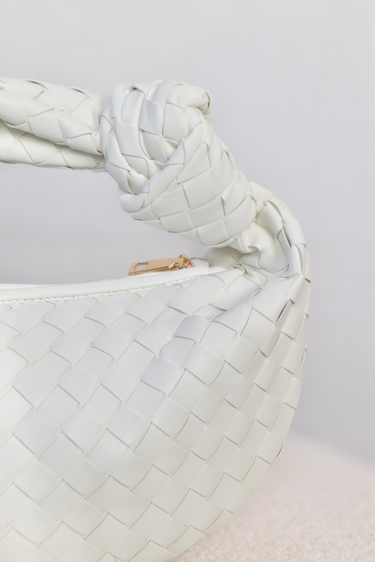 Knotted bag White - tas van Pretty in Pink. 