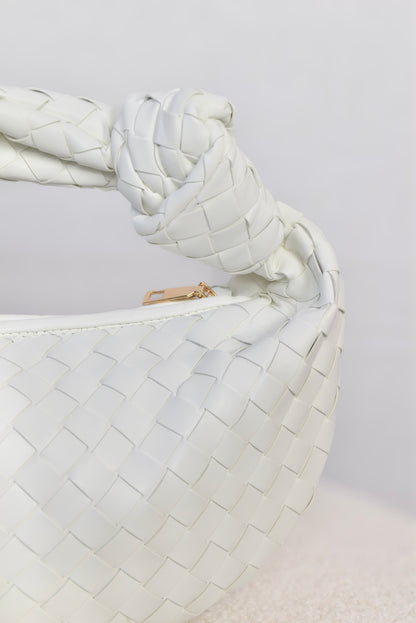Knotted bag White - tas van Pretty in Pink. 