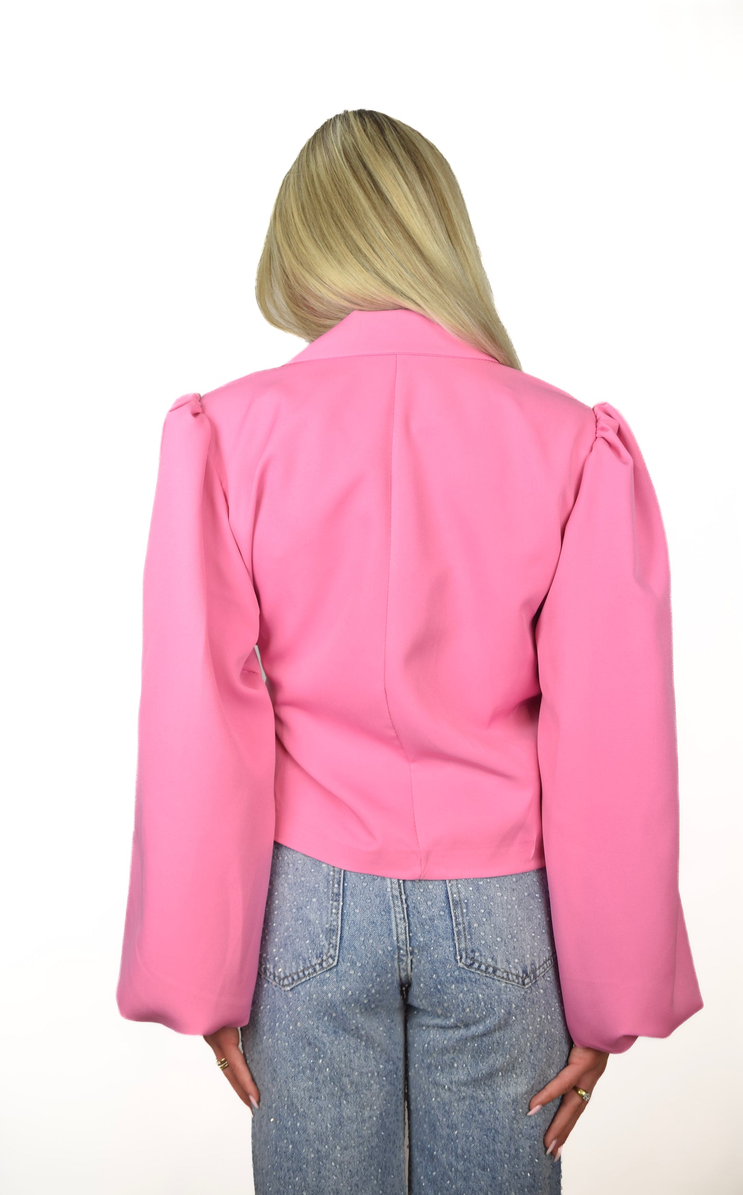 Wrap Blazer Pink -  van Pretty in Pink. 