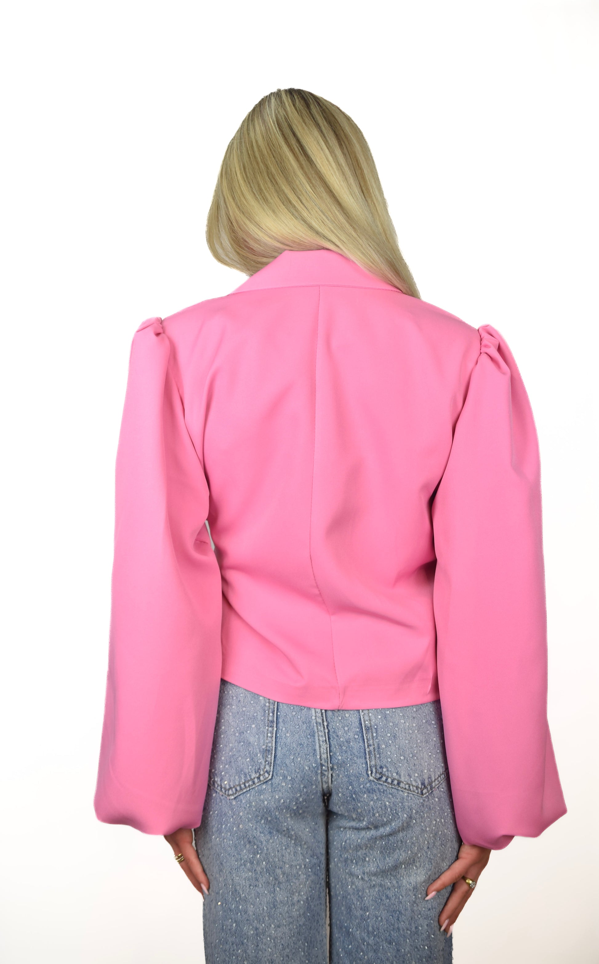 Wrap Blazer Pink -  van Pretty in Pink. 