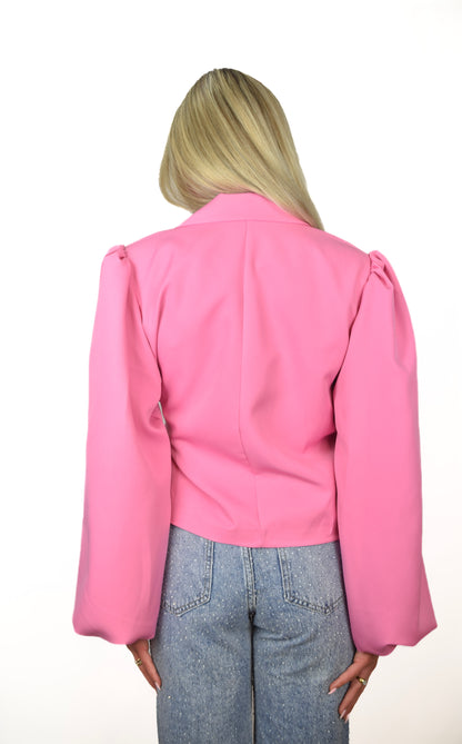 Wrap Blazer Pink -  van Pretty in Pink. 
